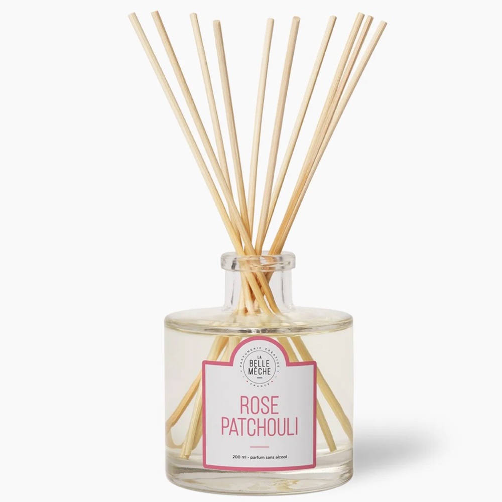 🌹 NWT La Belle Meche reed diffuser French rose patchouli scent